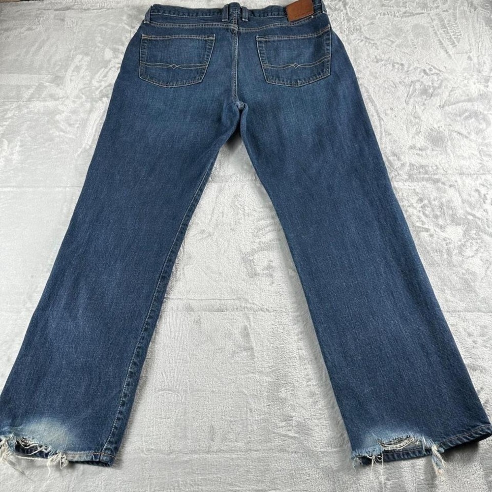 Lucky Brand 363 New Vintage Straight Jeans Mens 36x32 Blue Y2K Grunge Streetwear - Picture 2 of 8